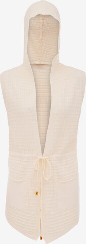 COBIE Gebreid vest in Beige: voorkant