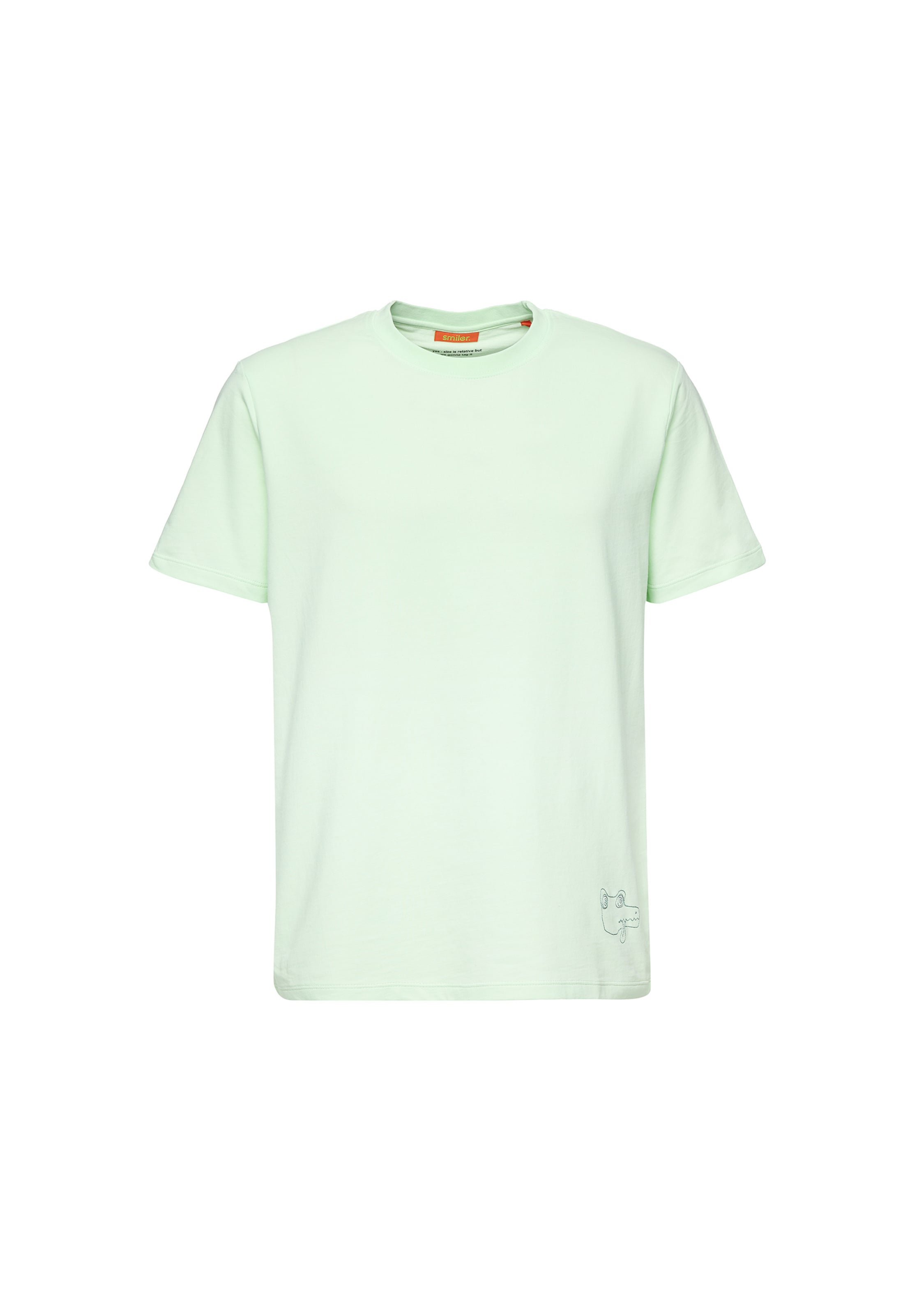 smiler. Shirt in Grün: Vorderseite