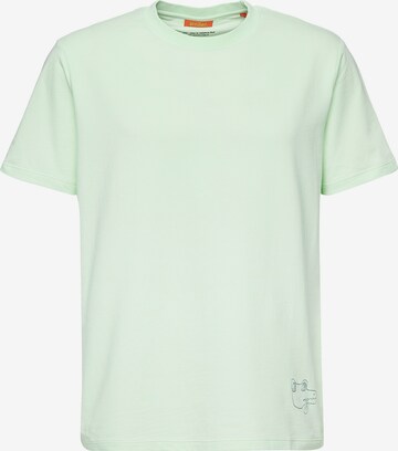 T-Shirt smiler. en vert : devant