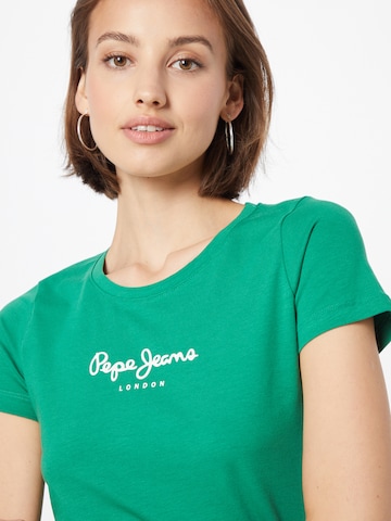 Pepe Jeans - Camiseta 'VIRGINIA' en verde