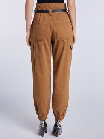 Regular Pantalon cargo SET en marron