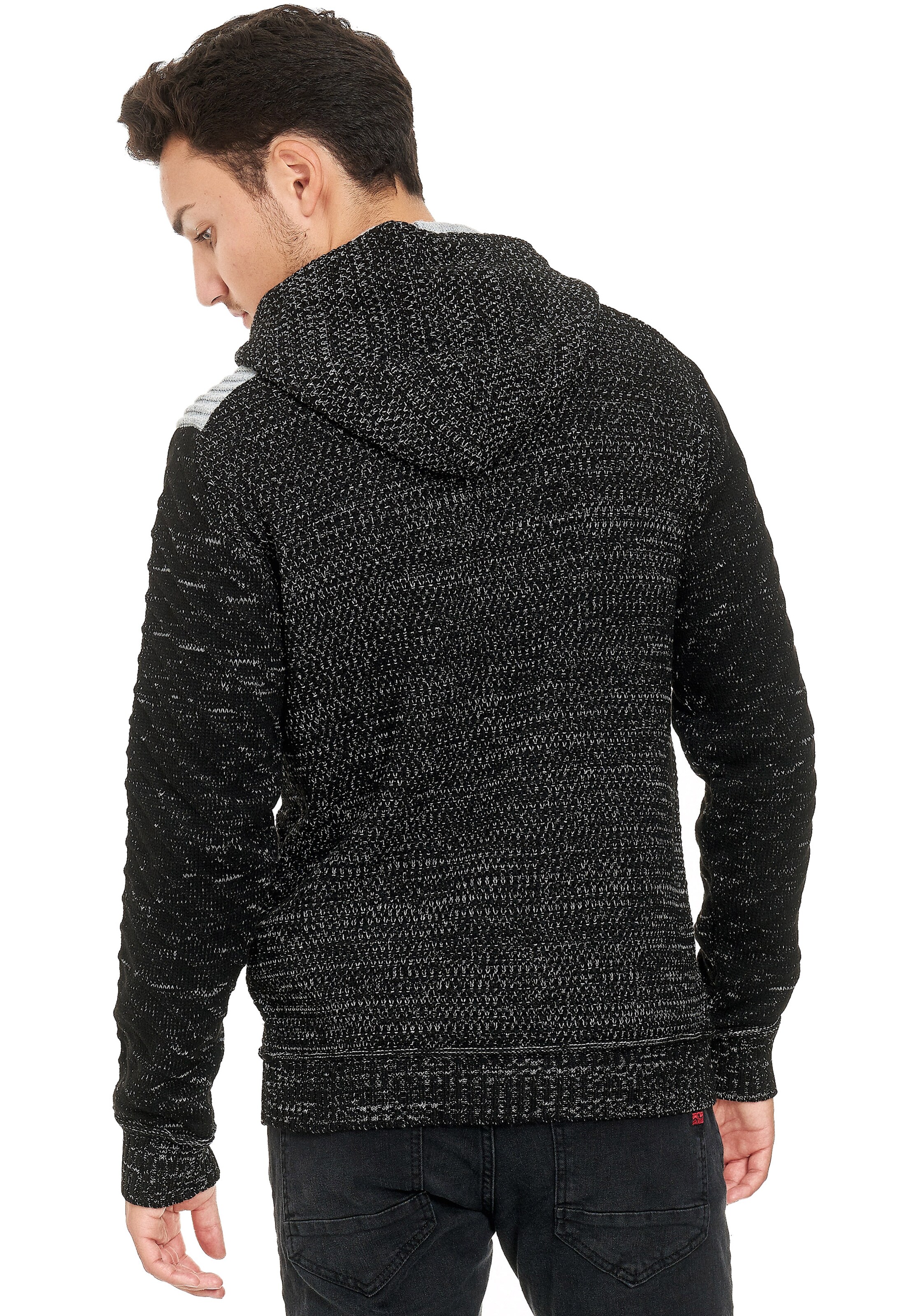 Rusty Neal Strickjacke in Schwarz