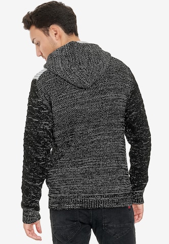 Rusty Neal Knit Cardigan in Black