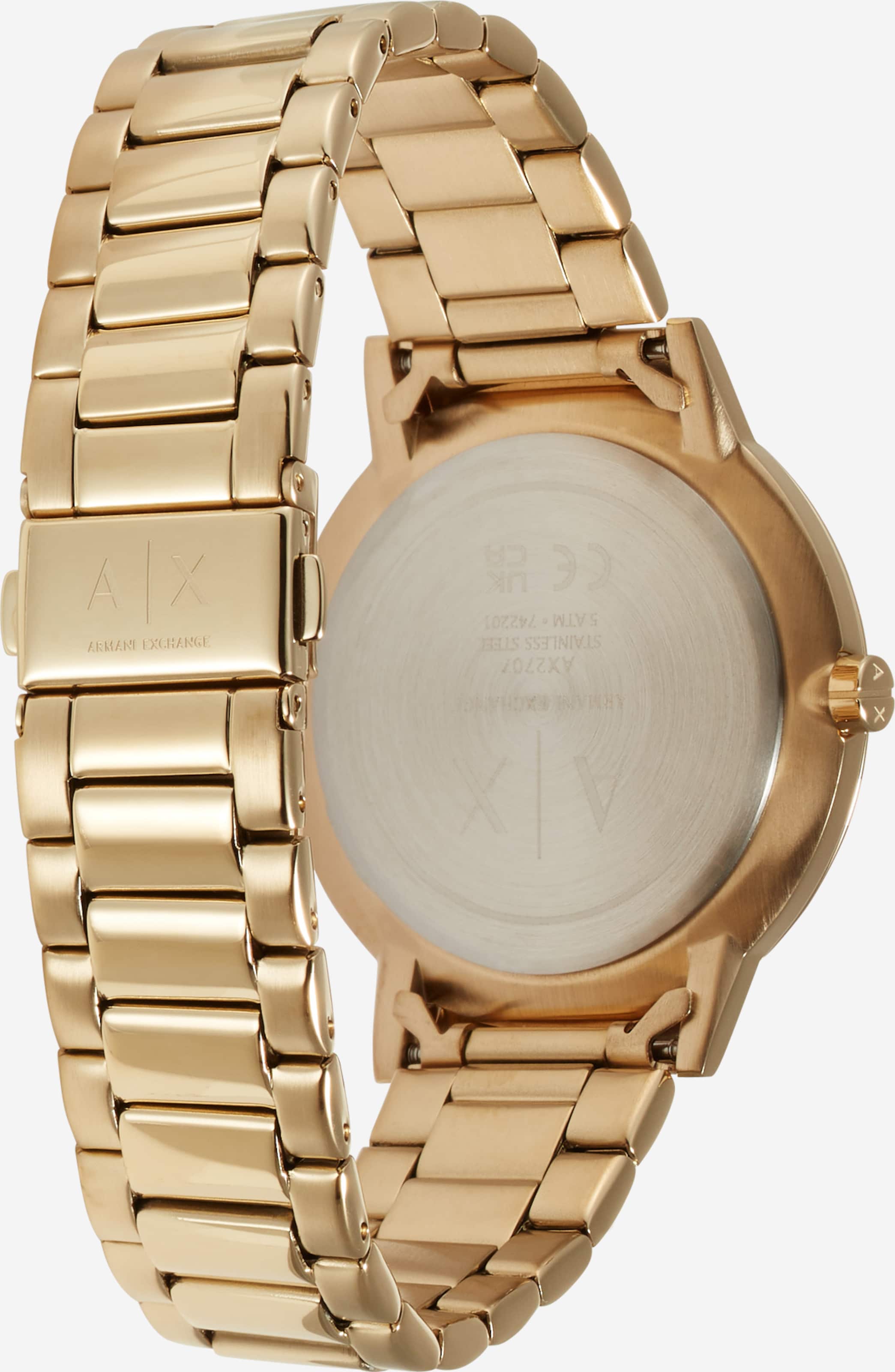 ARMANI EXCHANGE Gold ABOUT | YOU in Analoguhr