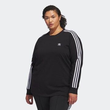 ADIDAS ORIGINALS Тениска 'Adicolor Classics ' в черно: отпред