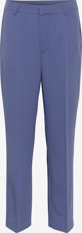 Kaffe regular Bukser med fals i blå: forside