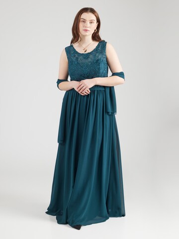 My Mascara Curves Evening dress in Green: front