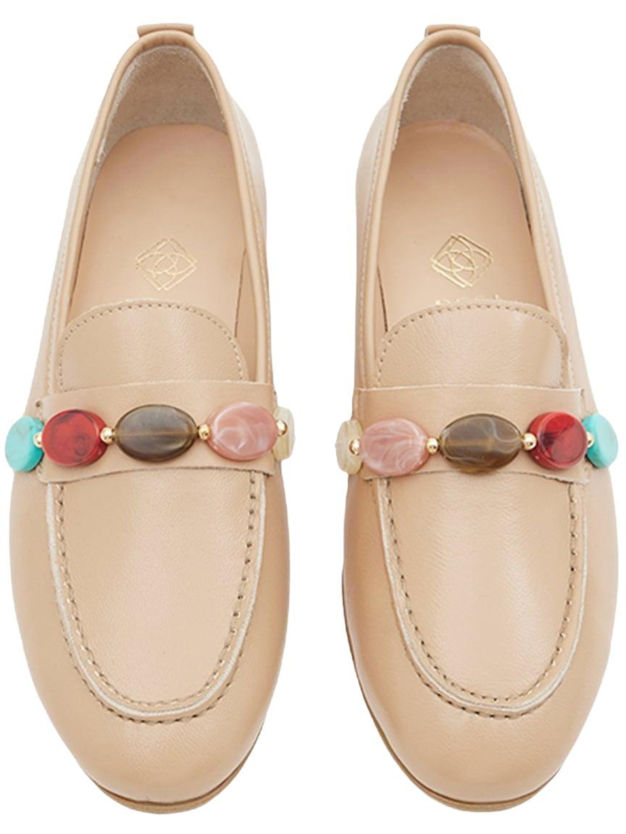 Desa Mokassin 'Slipper'‌ in Beige