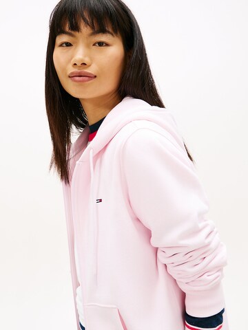 Tommy Jeans Sweat jacket in Pink