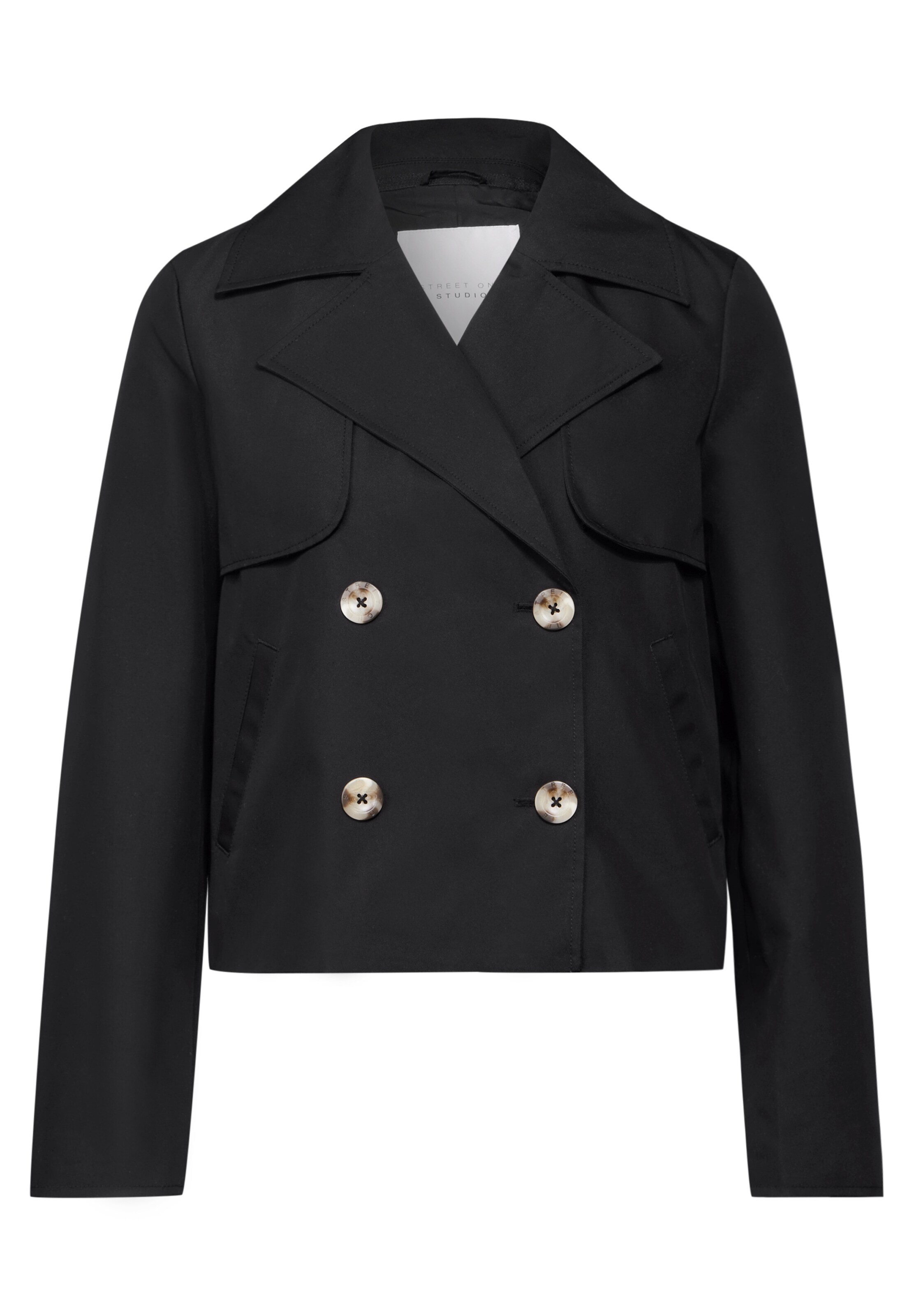 Street One Studio Between-Season Jacket in Black: front