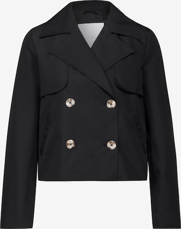 Street One Studio Kurzer Trenchcoat in Schwarz: Vorderseite