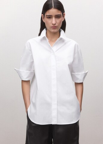 MANGO Tunic in White: front