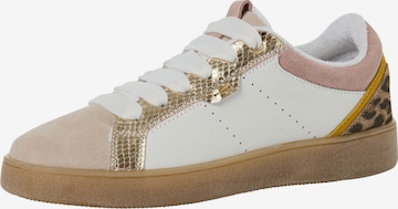 Tamaris Sneakers laag in Beige: voorkant