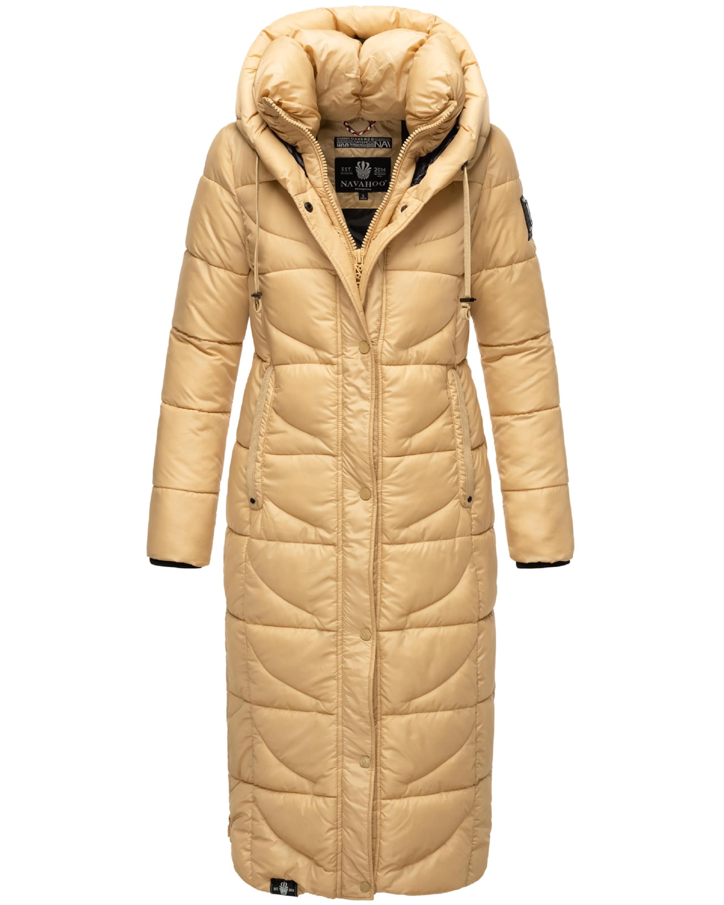 NAVAHOO Mantel 'Waffelchen' in Beige