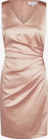 Robe fourreau KLEO en rose : devant