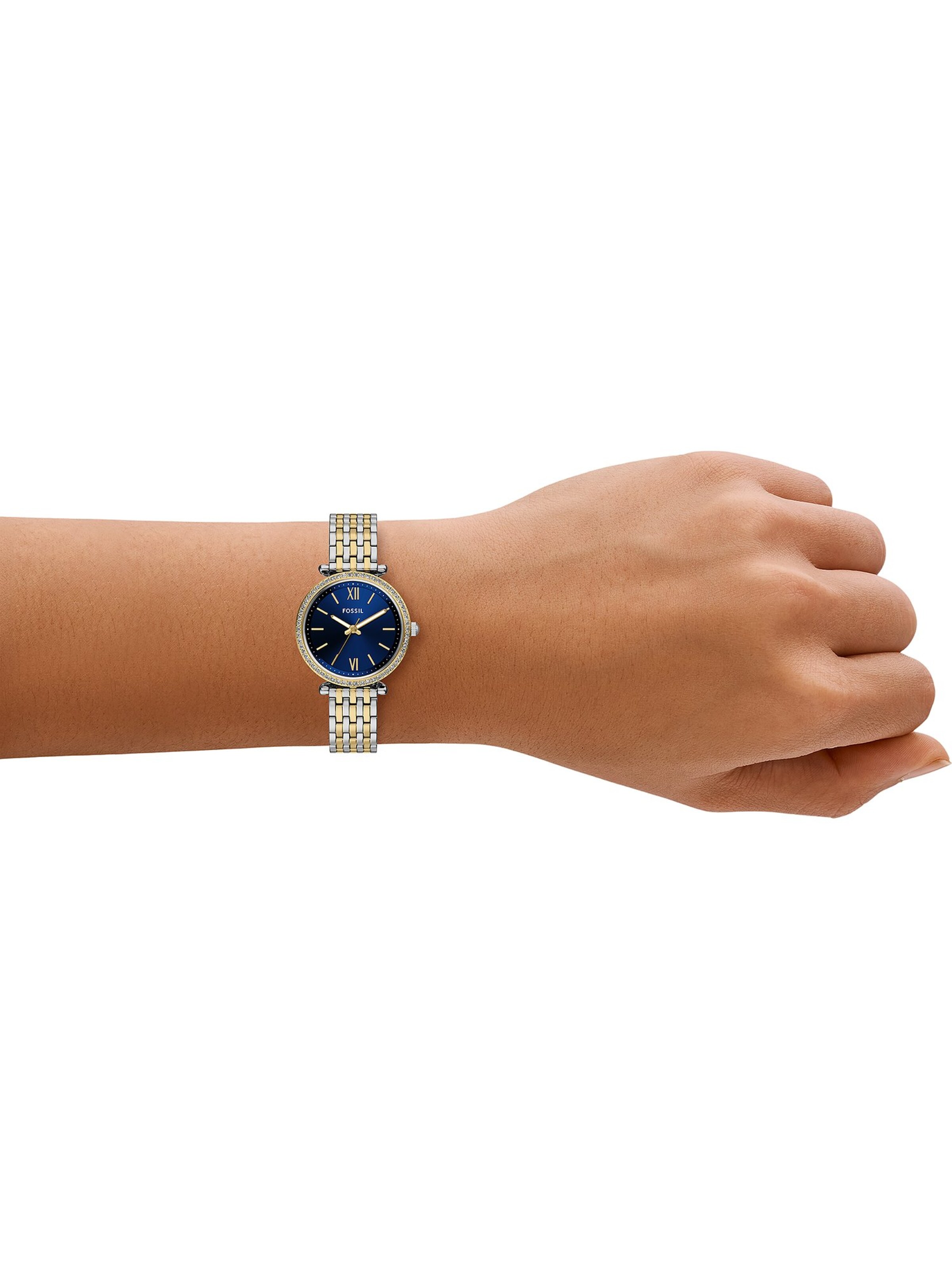 FOSSIL Analoguhr in Gold