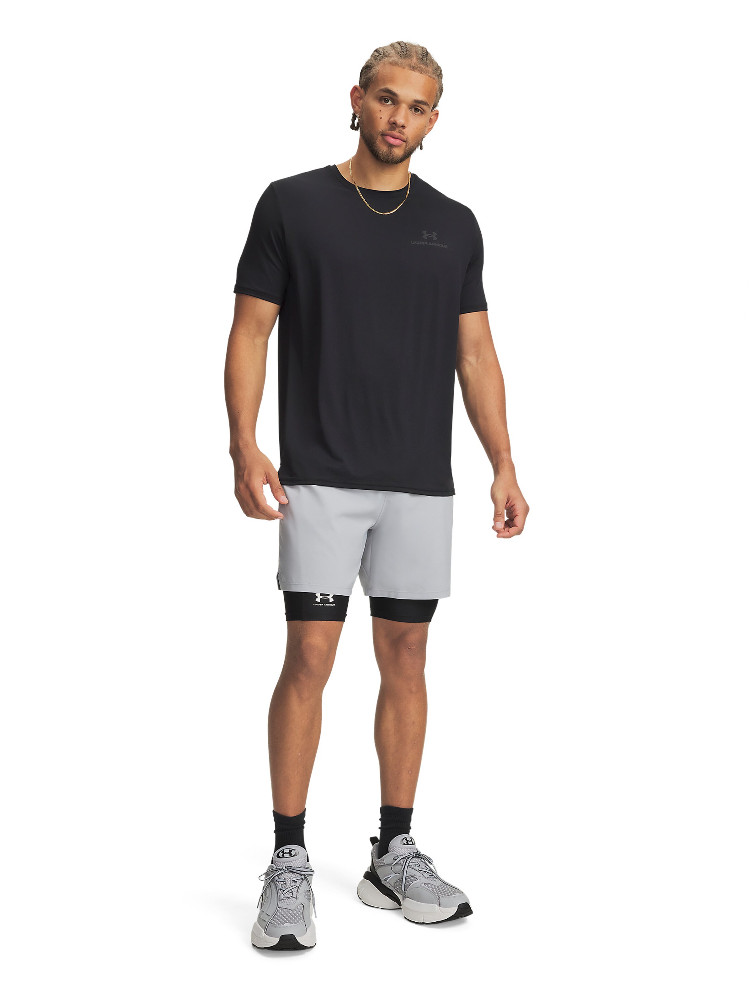 UNDER ARMOUR Regular Sportbroek 'Vanish' in Grijs
