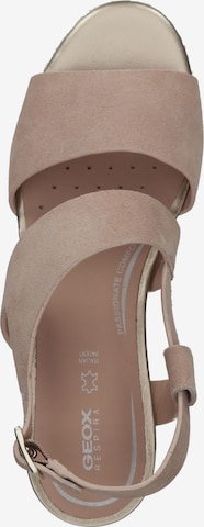 GEOX Strap Sandals in Beige