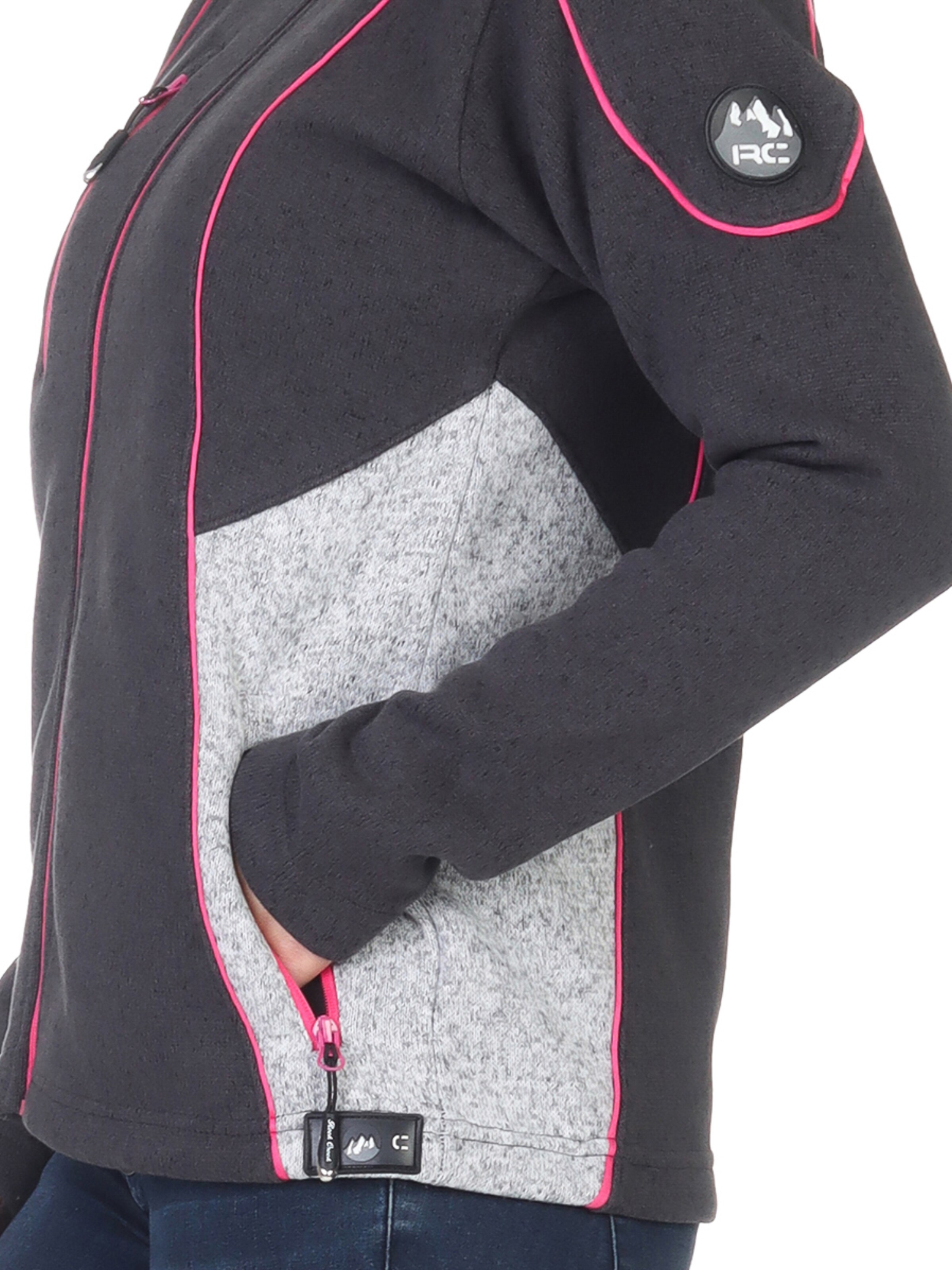 Rock Creek Fleecejacke in Grau