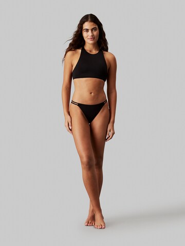 Calvin Klein Swimwear Bikini bottom 'Split Elastic' in Black