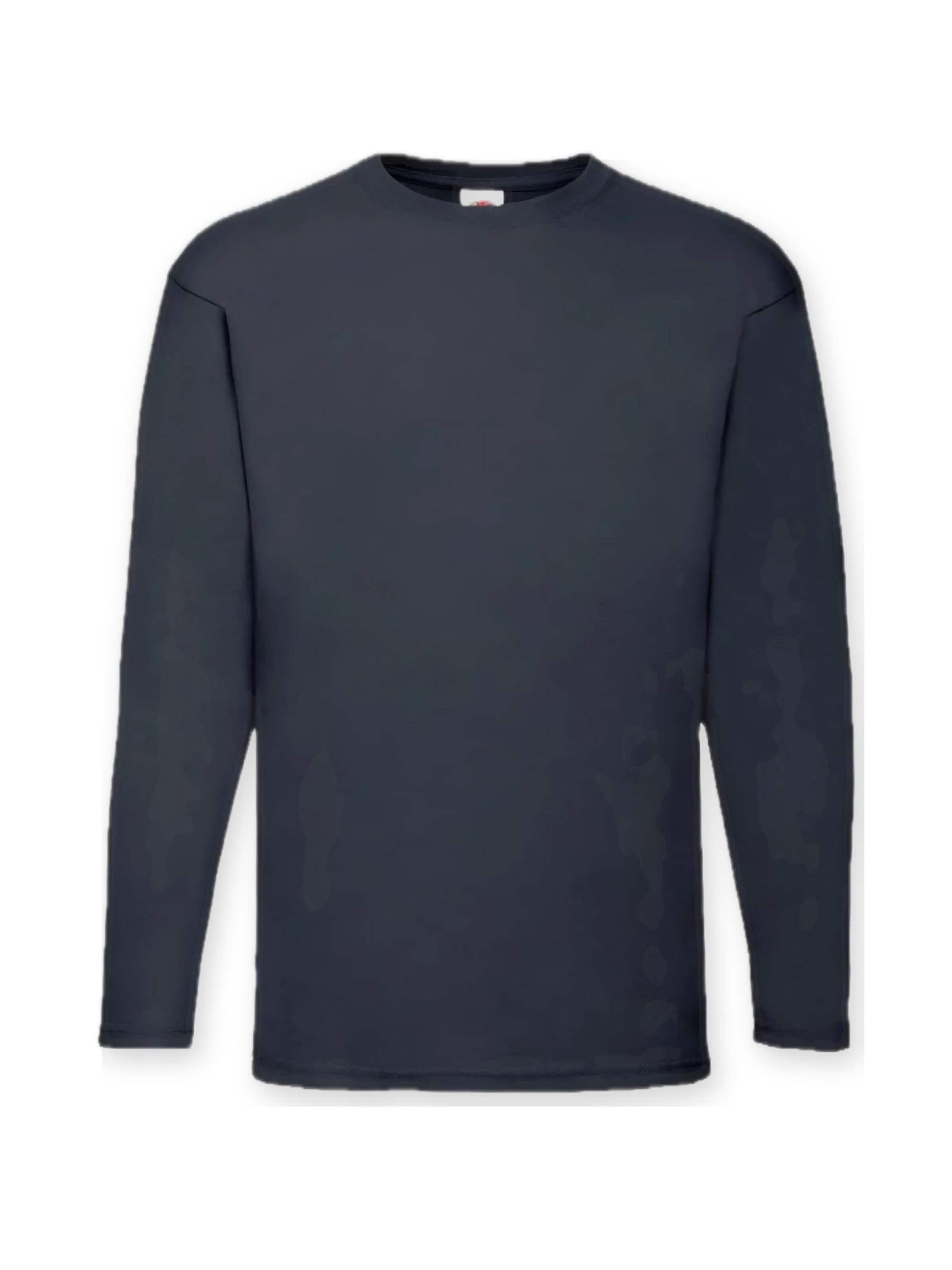 Sweat-shirt FRUIT OF THE LOOM en bleu : devant