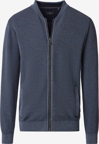 CASA MODA Knit cardigan in Blue: front