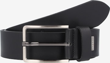 Ceinture bugatti en noir : devant