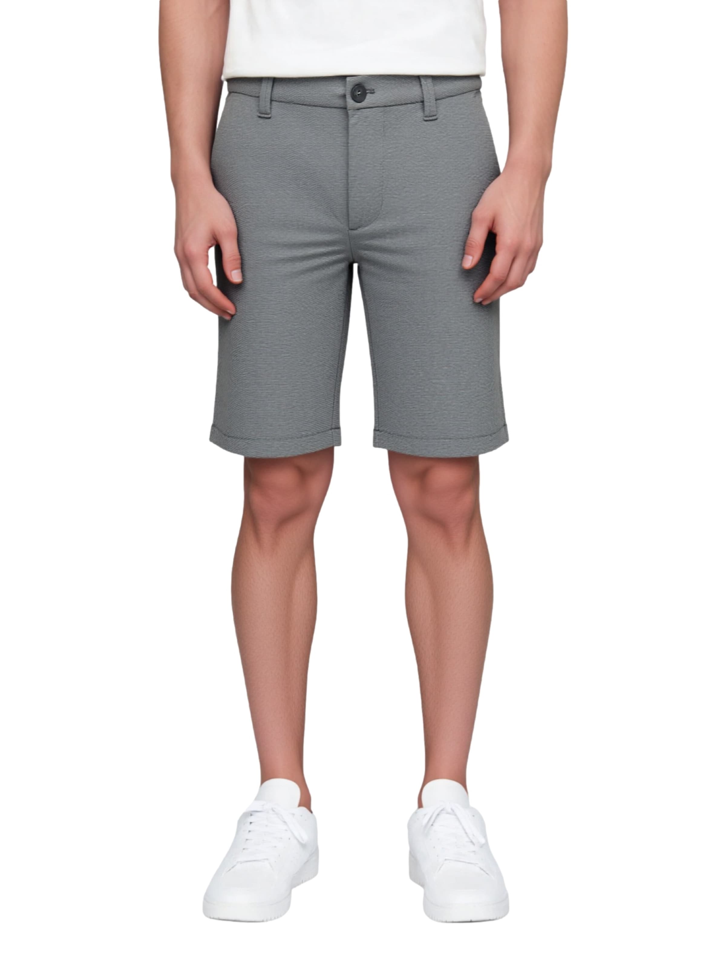 Coupe slim Pantalon 'Thor Slim' Only & Sons en gris : devant
