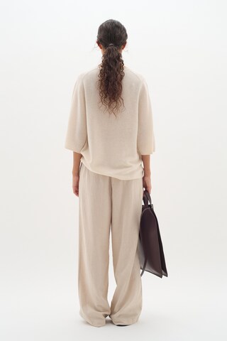 InWear Wide leg Pants 'Ellie' in Beige