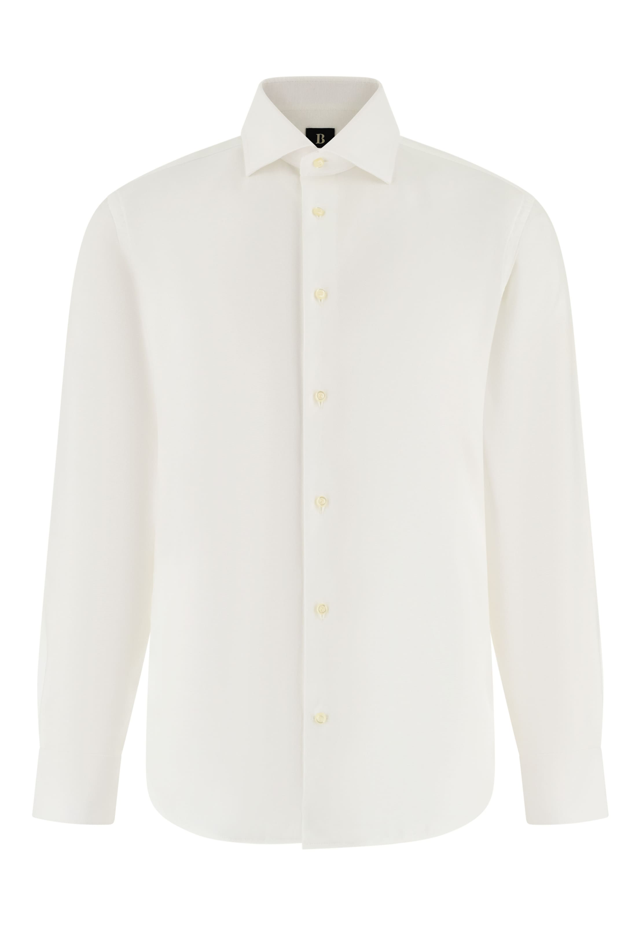 Boggi Milano Slim fit Button Up Shirt in White: front