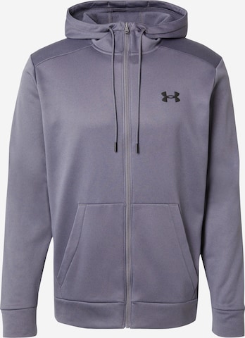 UNDER ARMOUR Функциональная флисовая куртка в Серый: спереди