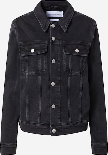 Geacă de primăvară-toamnă Calvin Klein Jeans pe denim negru, Vizualizare produs