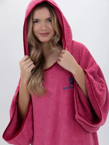 Pacifique Sud Sport badjas 'Poncho Surf' in Roze