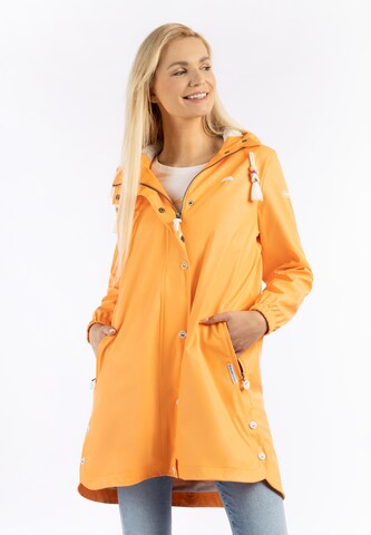 Schmuddelwedda Raincoat in Orange: front