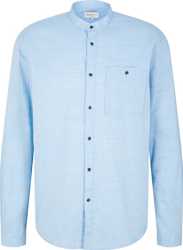 TOM TAILOR DENIM Regular Fit Hemd in Hellblau YR7034 TOM TAILOR DENIM Regular Fit Hemd in Hellblau YR7034