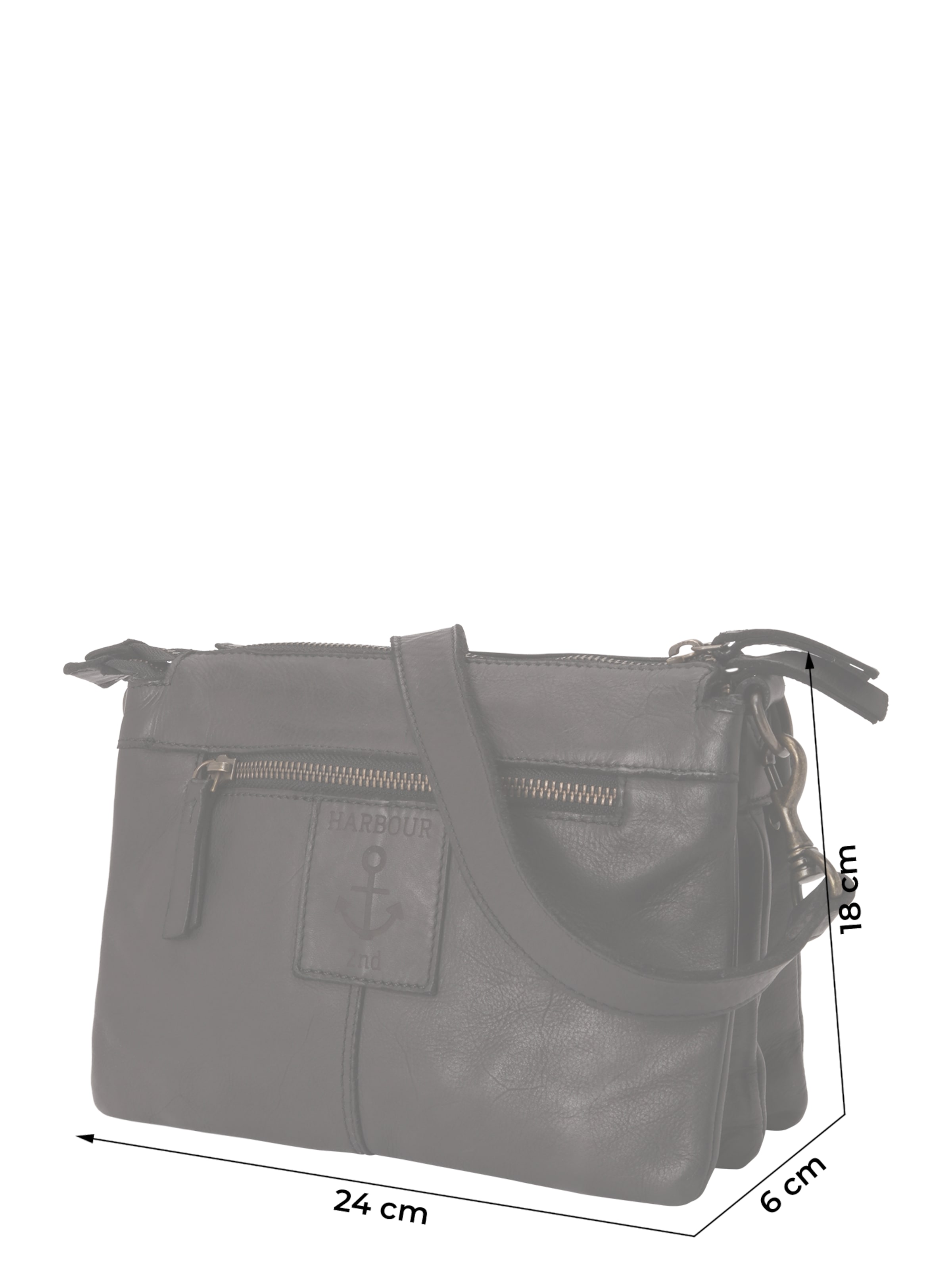 Harbour 2nd Taška přes rameno 'Anchor Love Evita' – černá