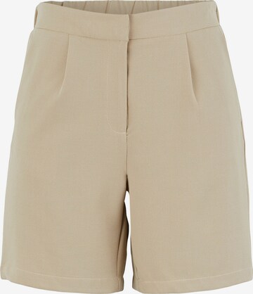 Y.A.S Regular Pleat-Front Pants 'Helen' in Beige: front