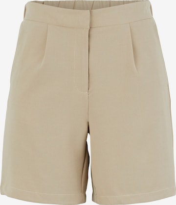 Pantaloni con pieghe 'Helen' di Y.A.S in beige: frontale