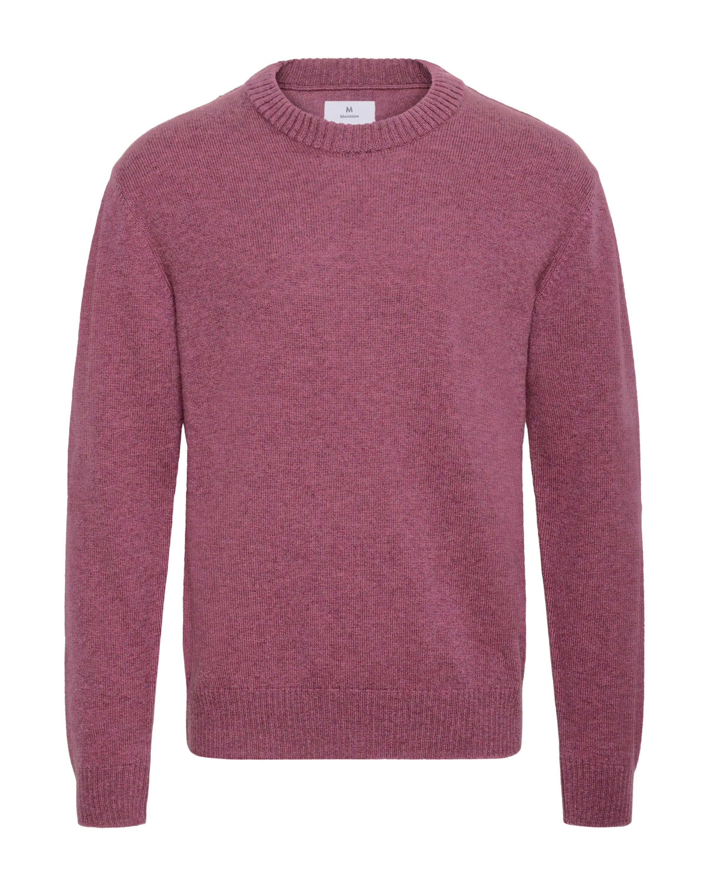 Matinique Trui 'MAmaxwell 73' in Lila: voorkant