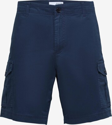 SELECTED HOMME Cargobroek in Blauw: voorkant