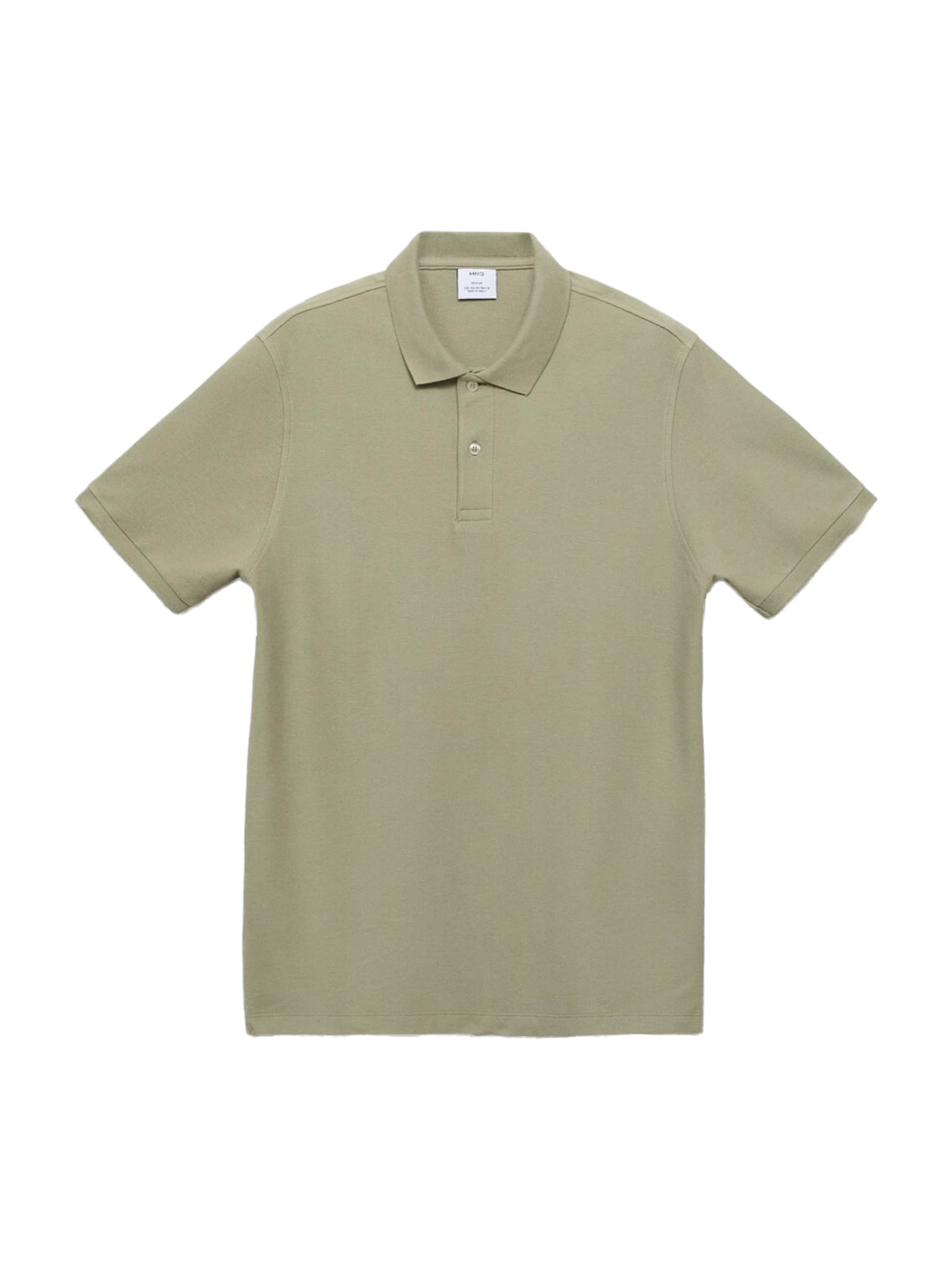 MANGO MAN Shirt 'REA' in Groen: voorkant