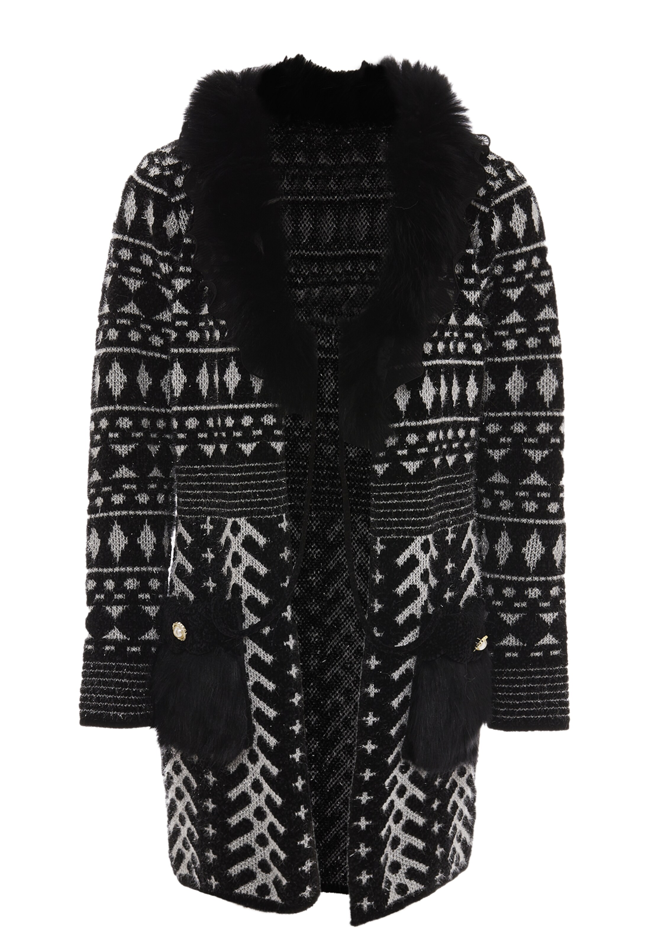 faina Вязаная кофта в Белый: спереди