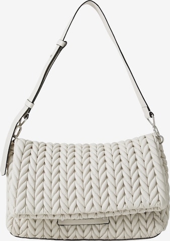 Karl Lagerfeld Schoudertas 'WEAVE' in Grijs: voorkant