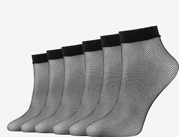camano Fine Stockings 'Netz 50 DEN' in Black: front