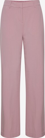 Pantalon à plis 'DANTA' b.young en rose : devant