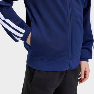 ADIDAS SPORTSWEAR Athletic Zip-Up Hoodie in Blue