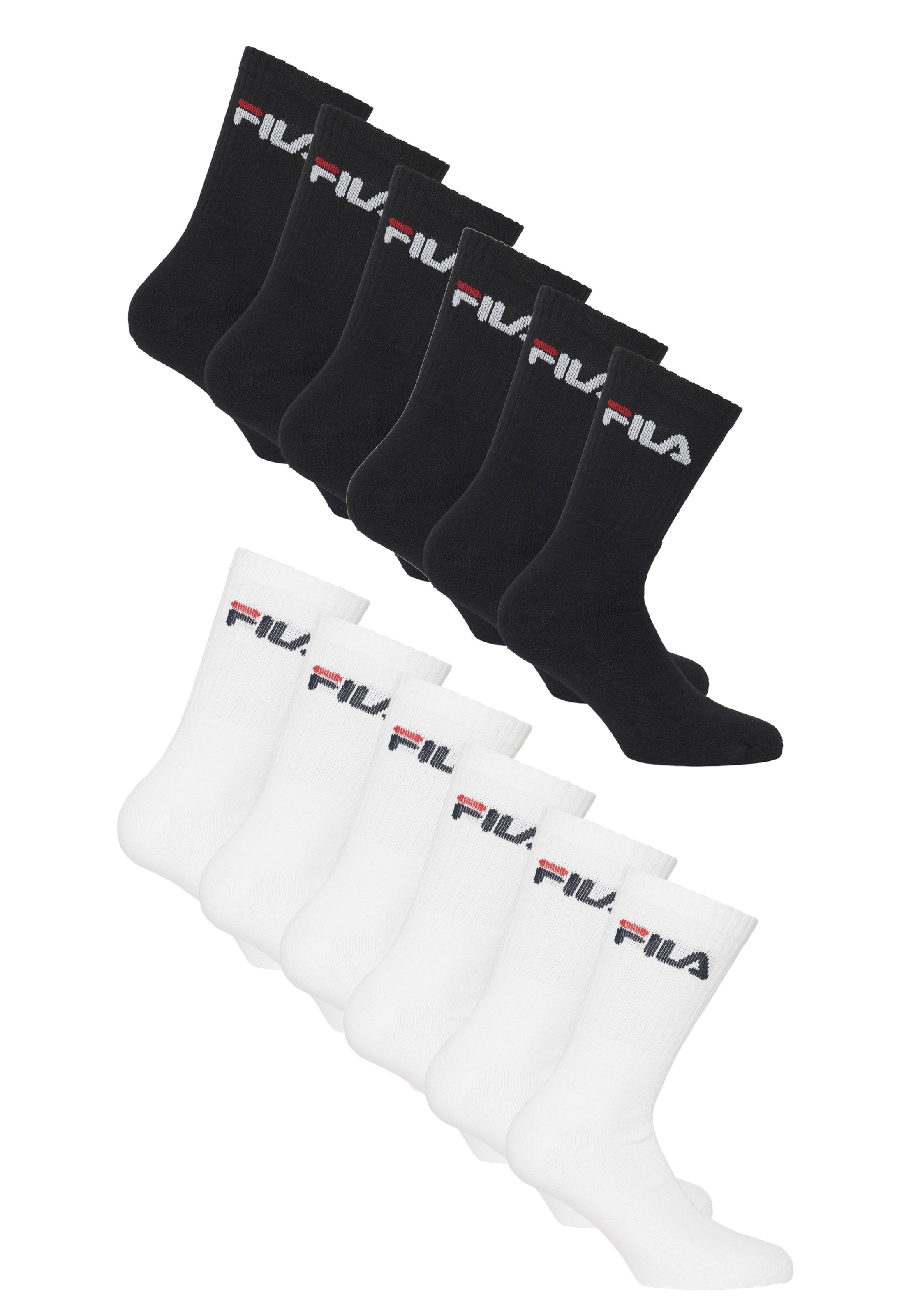 FILA Socken in Schwarz: Vorderseite