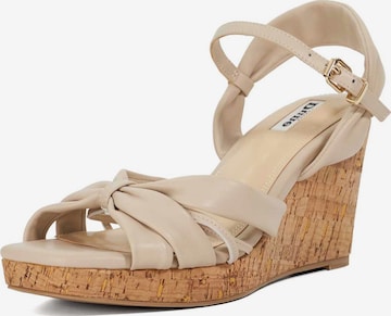 Dune LONDON Sandale in Beige: Vorderseite