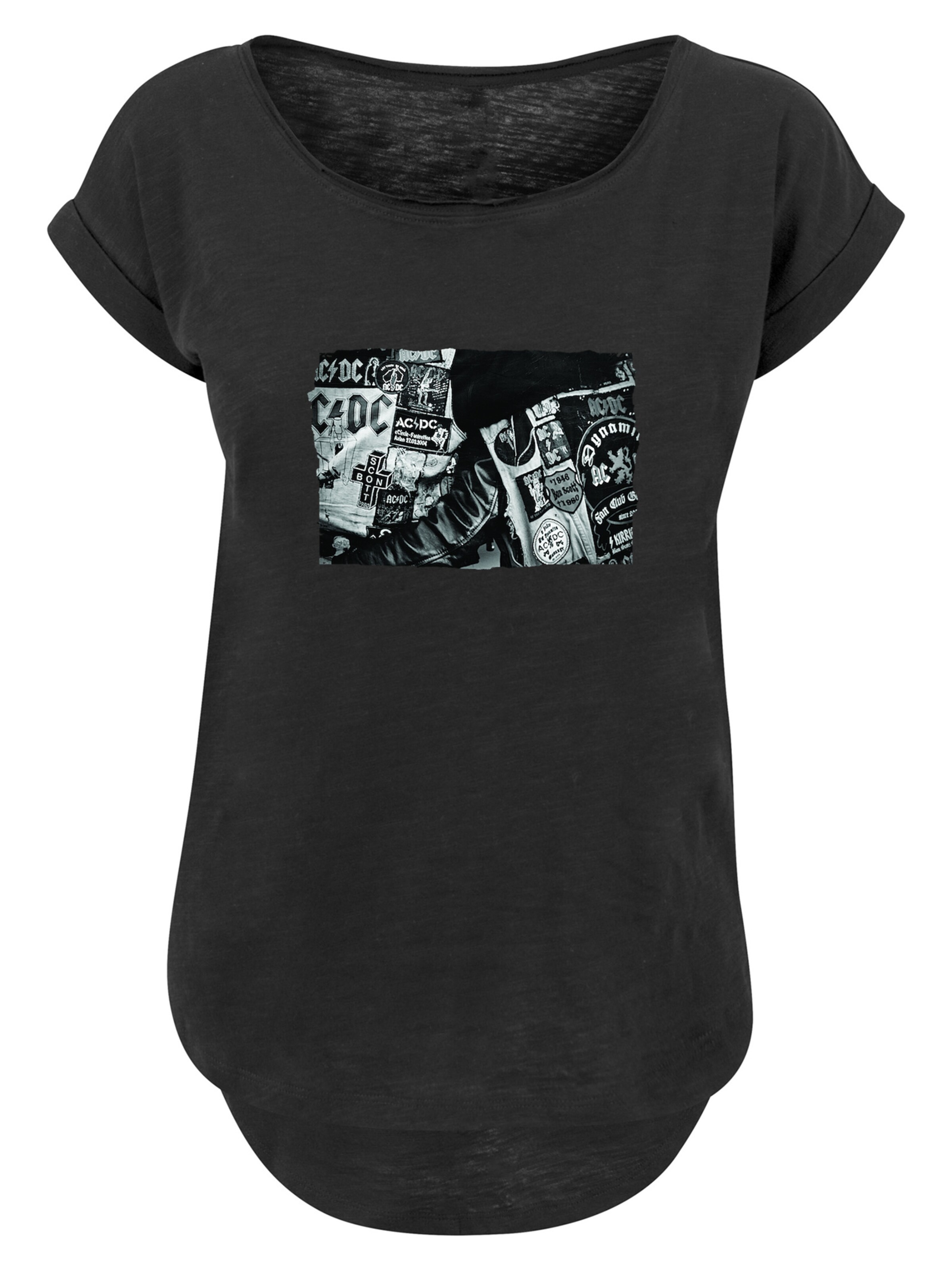 T-shirt F4NT4STIC en noir : devant