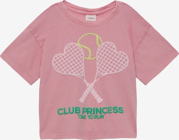 s.Oliver Shirt in Roze: voorkant